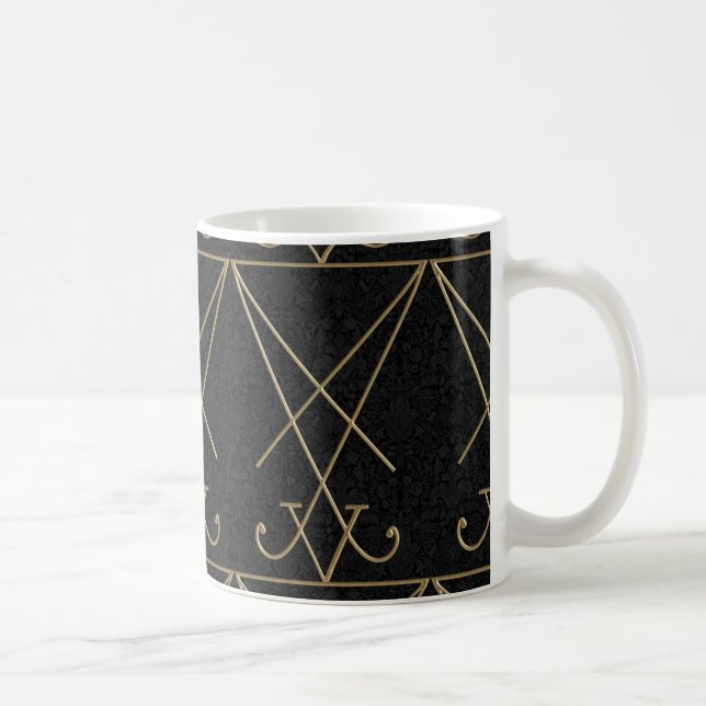 Lucifer Alchemy Sigil Gothic Art Coffee Mug (Right)