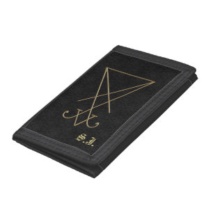Lucifer Alchemy Sigil Gothic Art Tri-fold Wallet