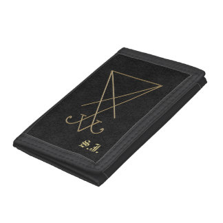 Lucifer Alchemy Sigil Gothic Art Tri-fold Wallet