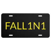 Lucifer FALL1N1 License Vanity Plate