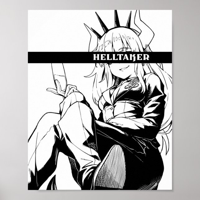 Lucifer Helltaker Poster (Front)