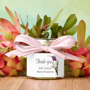 Lucifer Hummingbird Honey Jar Favors