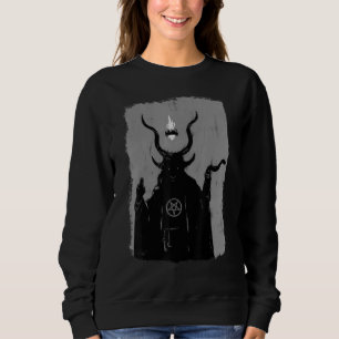 Lucifer Light Bearer Satanic Occult Baphomet Goat  Sweatshirt