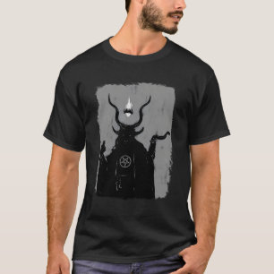 Lucifer Light Bearer Satanic Occult Baphomet Goat T-Shirt