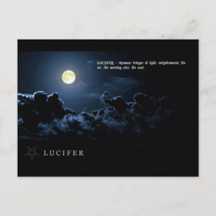 LUCIFER POSTCARD