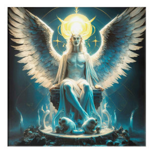 Lucifer represents his light and feature acrylic print