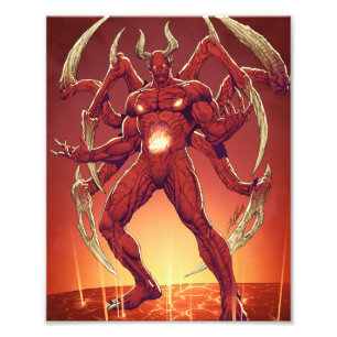 Lucifer the Devil, the Prince of Darkness, Satan Photo Print