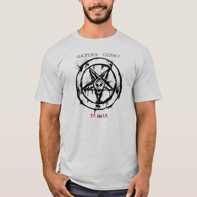 Lucifer's Closet EST. 666 A.D. Shirt (Front)