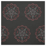 Lucifer's Star Pentacle Pagan fabric