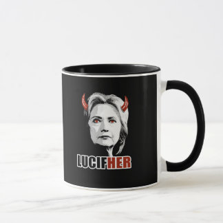 Lucifher - Hillary is Lucifer - Anti-Hillary - Mug