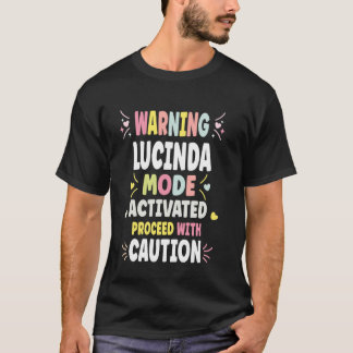LUCINDA Personalized Women's Custom LUCINDA T-Shirt