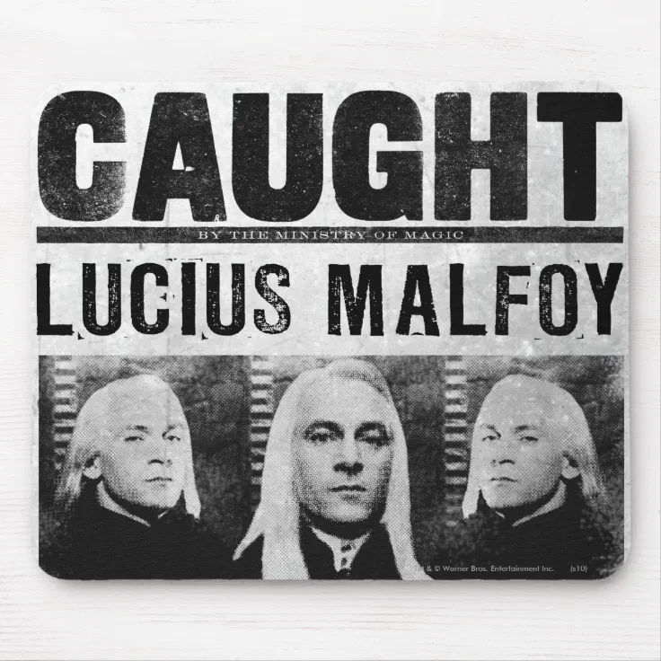 lucius malfoy wanted poster