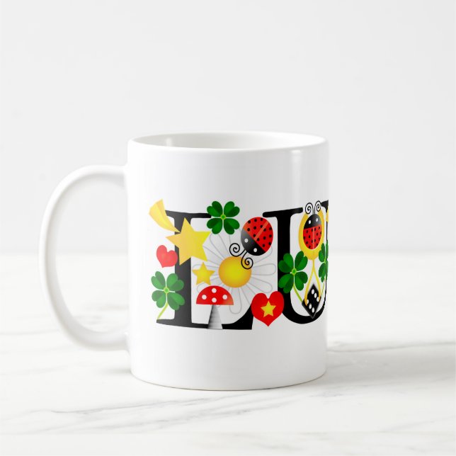 Luck and charms mug (Left)