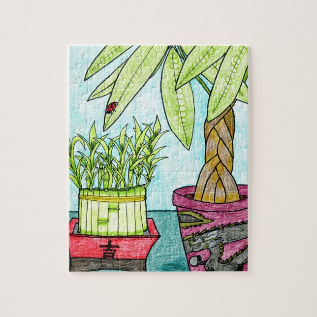Luck And Fortune Jigsaw Puzzle (Vertical)