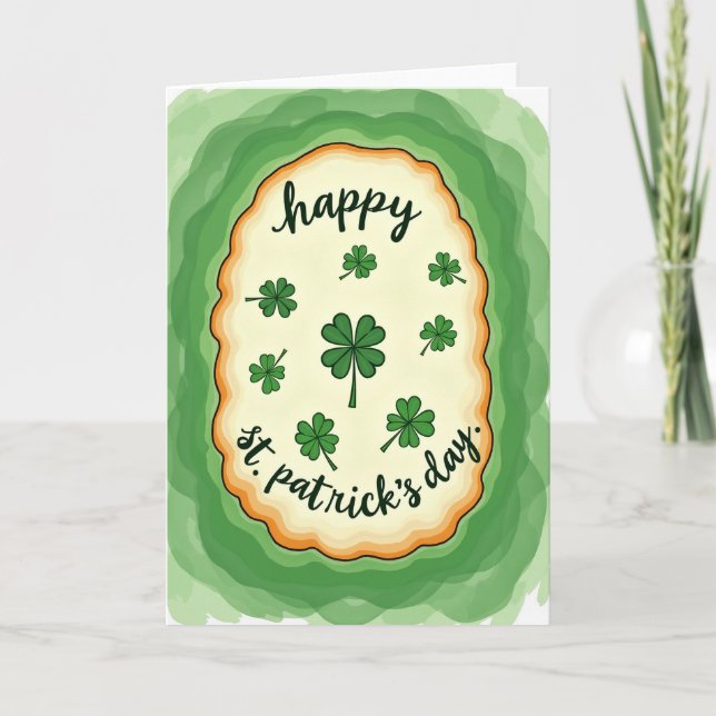 Luck And Jubilant Festivity Card (Front)