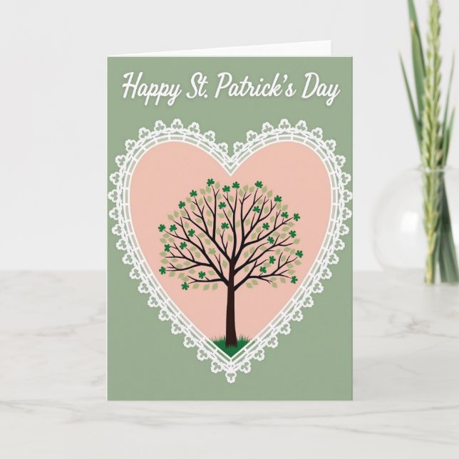 Luck And Love St Patricks Day Card (Front)