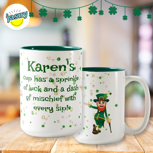 Luck And Mischief Two-Tone Coffee Mug (Creator Uploaded)