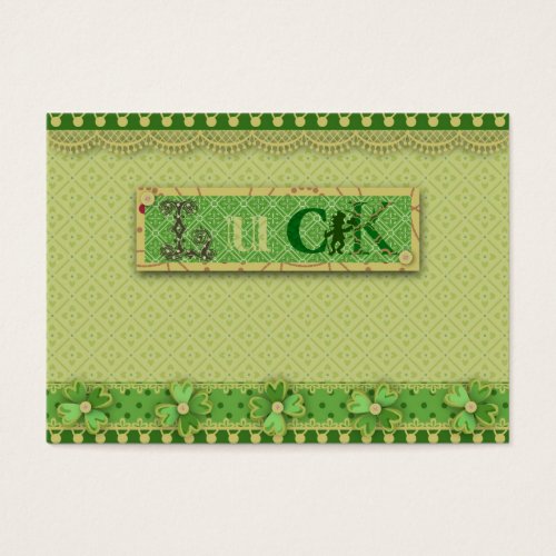 Luck Charm Gift Tag Business Card