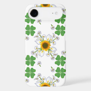 Luck clover  Clover with sunflower and Calla lily iPhone 17 Air Case