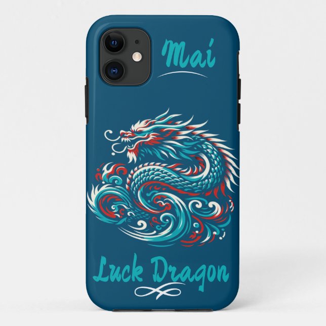 Luck Dragon Customizable  Case-Mate iPhone Case (Back)