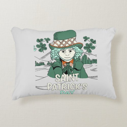 Luck_Filled Saint Patricks Day Deals Accent Pillow