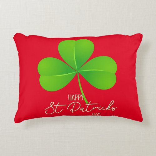 Luck_Filled Saint Patricks Day Deals Accent Pillow