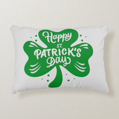 Luck_Filled Saint Patricks Day Deals Accent Pillow