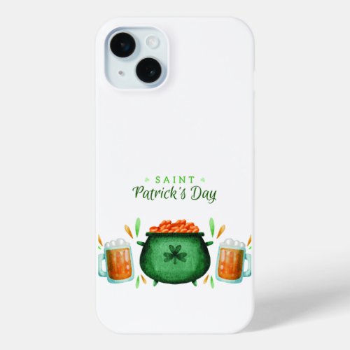Luck_Filled Saint Patricks Day Deals iPhone 15 Plus Case