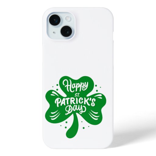Luck-Filled Saint Patrick's Day Deals! iPhone 15 Plus Case