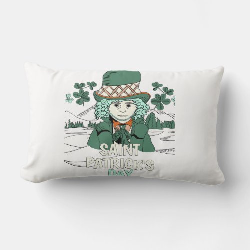 Luck_Filled Saint Patricks Day Deals Lumbar Pillow