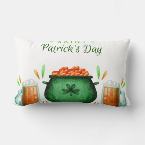 Luck_Filled Saint Patricks Day Deals Lumbar Pillow