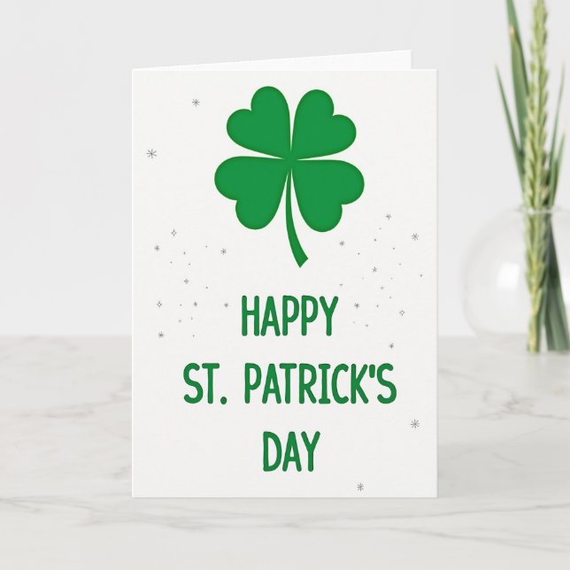 Luck For My Husband Card (Front)