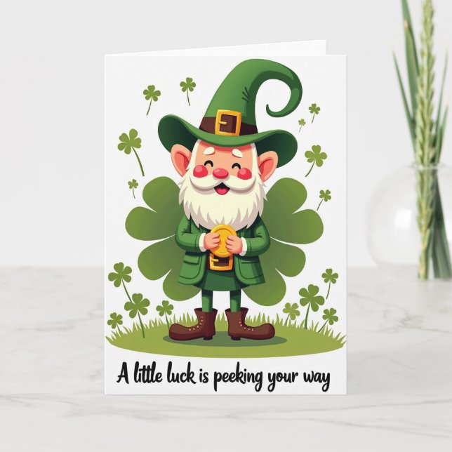 Luck For My Soulmate Card (Front)