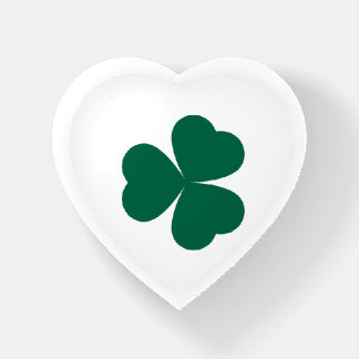 Luck in Every Leaf: 3-Clover leaf Paperweight