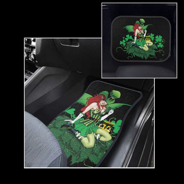 Luck Irish Fairy Green Car Mat (Creator Uploaded)
