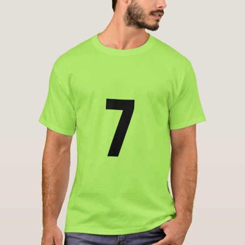 Luck number 7 T_Shirt