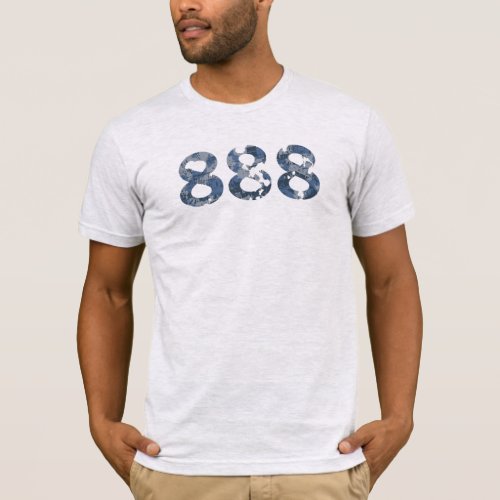 Luck Numbers 888 Positive Vibes T_Shirt