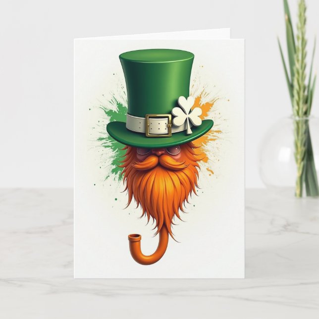 Luck O The Irish Art Card (Front)