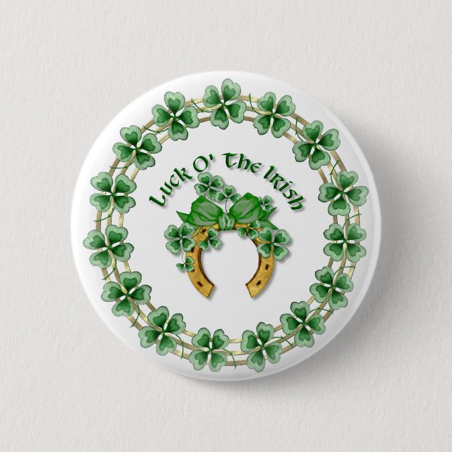 Luck O' The Irish Button (Front)