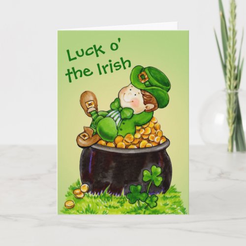 Luck o the Irish Card