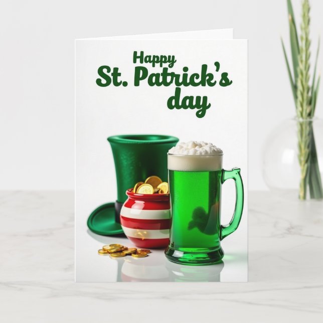 Luck O The Irish For Partner Card (Front)