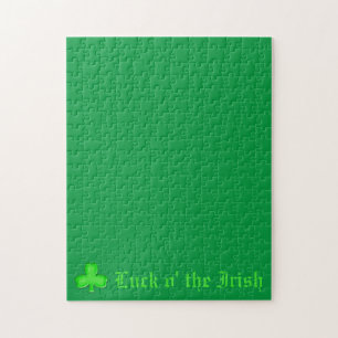 Luck o' the Irish Green Frustrating Jigsaw Puzzle
