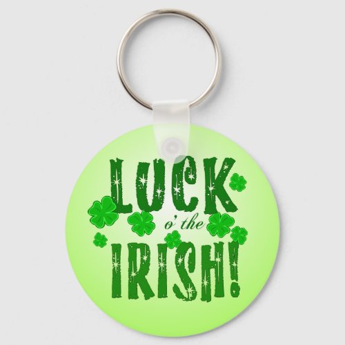 Luck o the Irish Green Key Chain