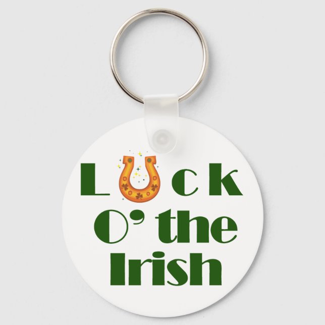 Luck o the Irish Keychain (Front)