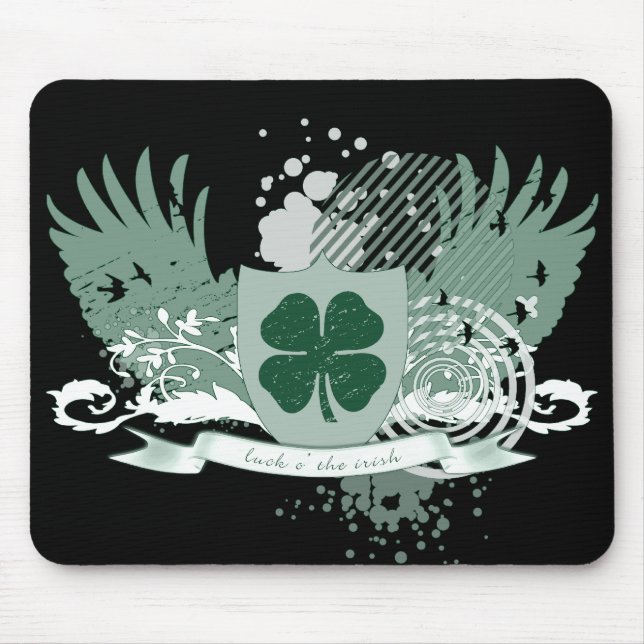 luck o' the irish mouse pad (Front)
