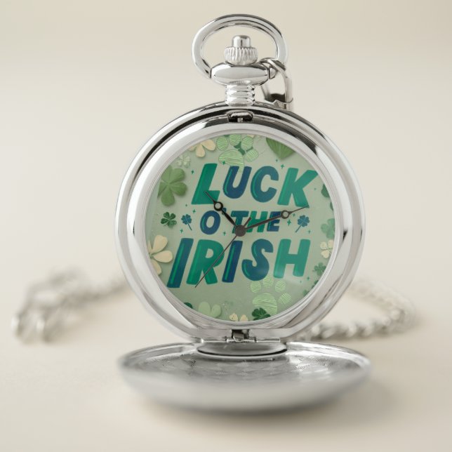 Luck O' the Irish  Pocket Watch (Inside)