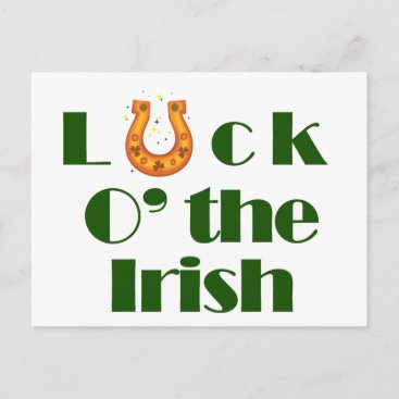 Luck o the Irish Postcard