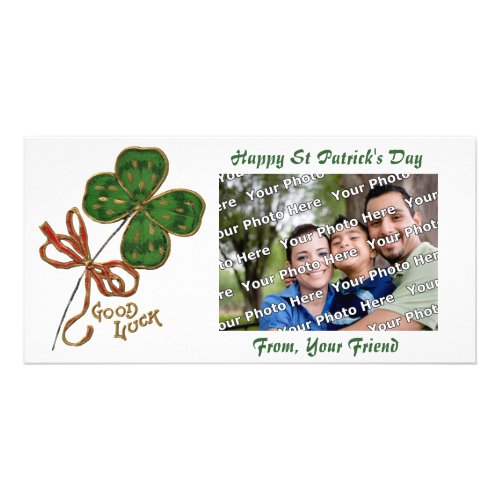 Luck O the Irish St Patricks Day  Photo Card