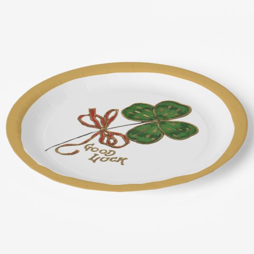 Luck O The Irish St Patricks Paper Plate
