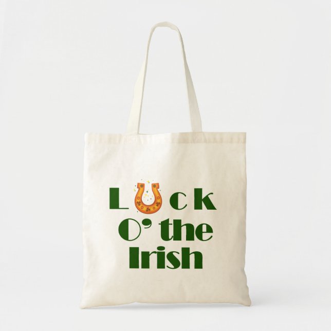 Luck o the Irish Tote Bag (Front)